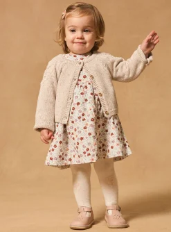 Sergent Major Pull, Gilet & Cardigan-Cardigan chiné fleurs