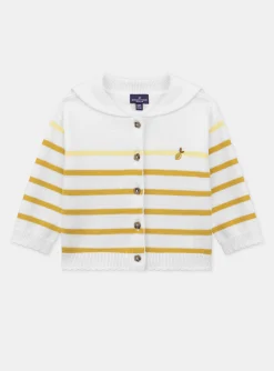 Sergent Major Pull, Gilet & Cardigan-Cardigan Ecru
