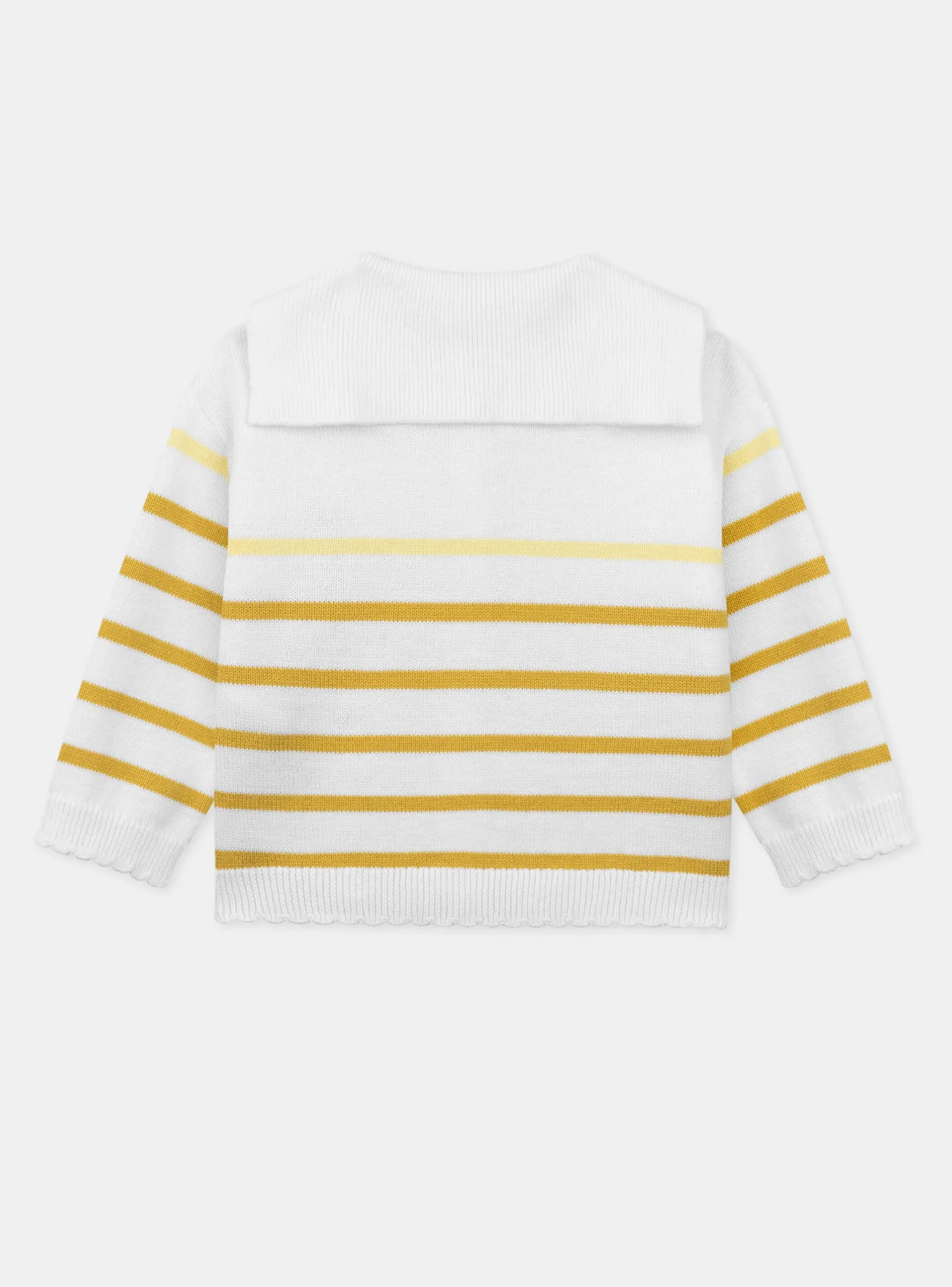 Sergent Major Pull, Gilet & Cardigan-Cardigan Ecru