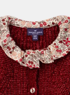 Sergent Major Pull, Gilet & Cardigan-Cardigan en maille chenille