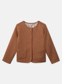 Sergent Major Pull, Gilet & Cardigan-Cardigan Marron