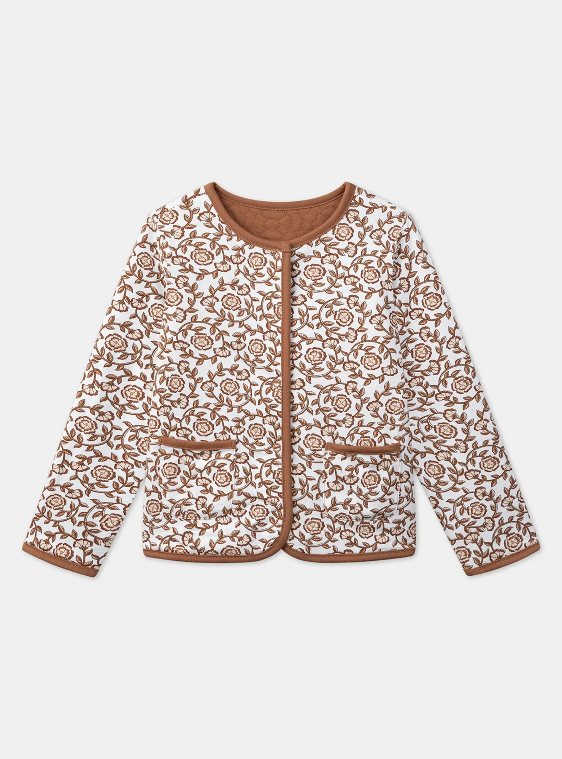 Sergent Major Pull, Gilet & Cardigan-Cardigan Marron