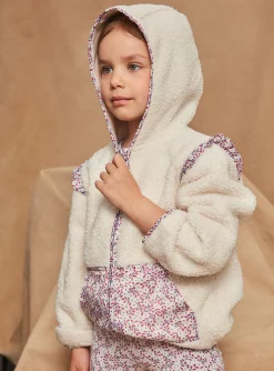 Sergent Major Pull, Gilet & Cardigan-Cardigan Polaire Vanille