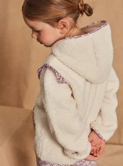Sergent Major Pull, Gilet & Cardigan-Cardigan Polaire Vanille