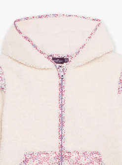 Sergent Major Pull, Gilet & Cardigan-Cardigan Polaire Vanille