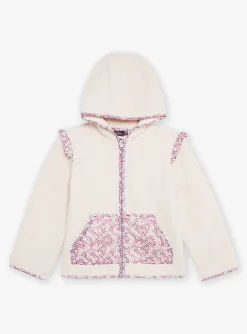 Sergent Major Pull, Gilet & Cardigan-Cardigan Polaire Vanille