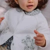 Sergent Major Pull, Gilet & Cardigan-Cardigan r&eacute;versible &eacute;cru en tubique