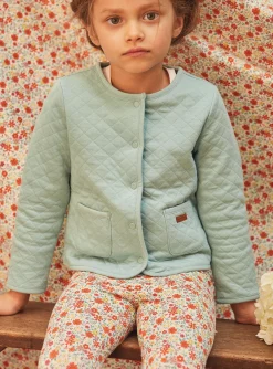 Sergent Major Pull, Gilet & Cardigan-Cardigan r&eacute;versible sauge