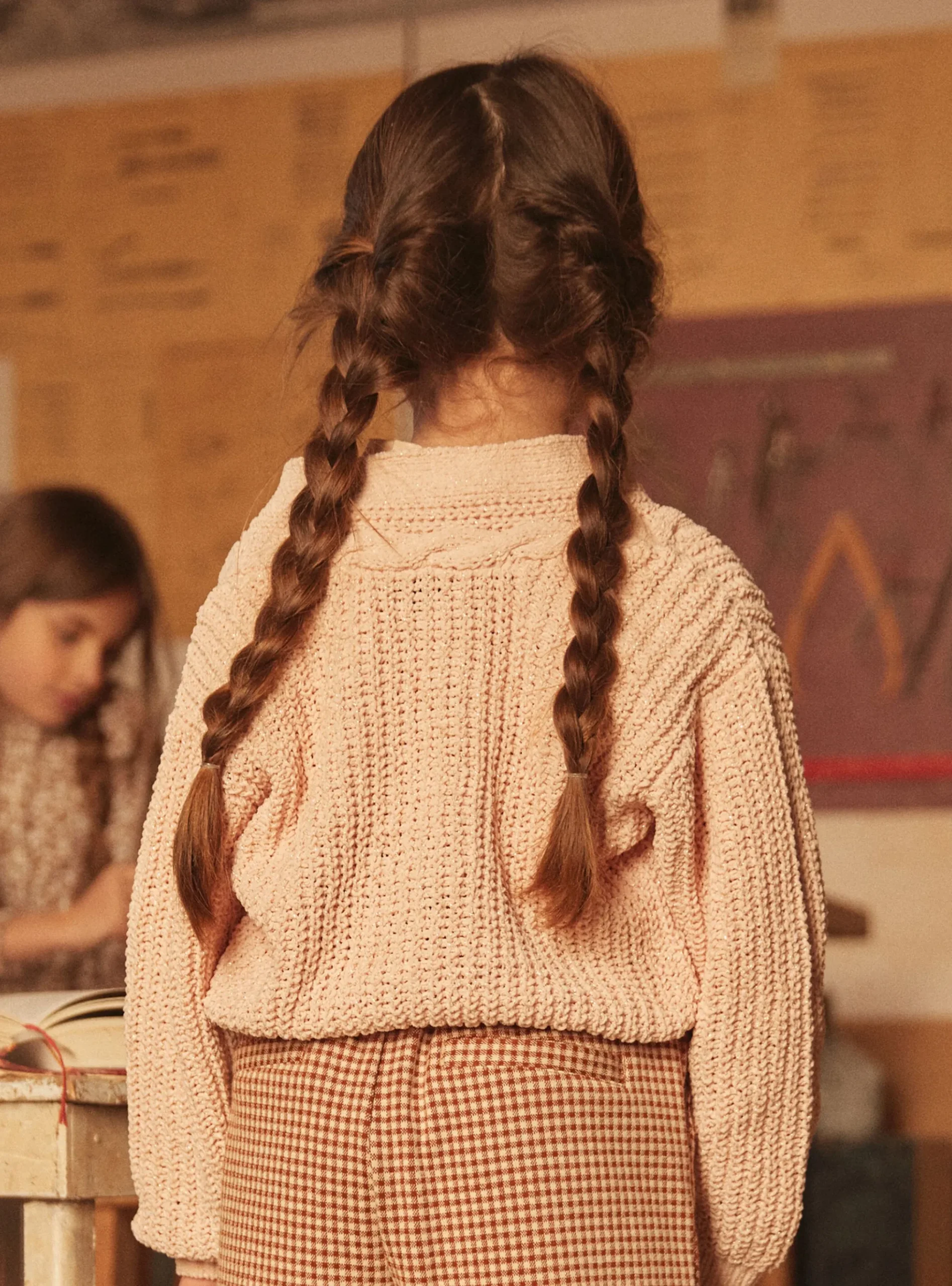 Sergent Major Pull, Gilet & Cardigan-Cardigan Rose