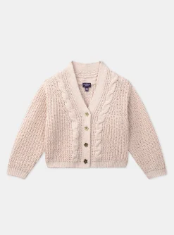 Sergent Major Pull, Gilet & Cardigan-Cardigan Rose