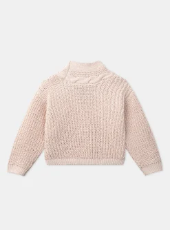 Sergent Major Pull, Gilet & Cardigan-Cardigan Rose
