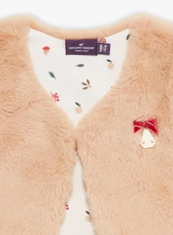 Sergent Major Pull, Gilet & Cardigan-Cardigan sans manches Beige