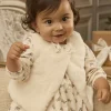 Sergent Major Pull, Gilet & Cardigan-Cardigan sans manches Ivoire