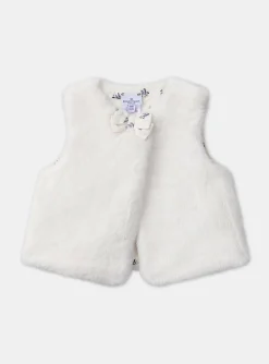 Sergent Major Pull, Gilet & Cardigan-Cardigan sans manches Ivoire