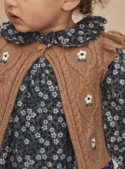Sergent Major Pull, Gilet & Cardigan-Cardigan sans manches Marron chin&eacute;