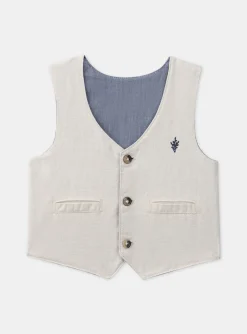 Sergent Major Pull, Gilet & Cardigan-Cardigan sans manches r&eacute;versible