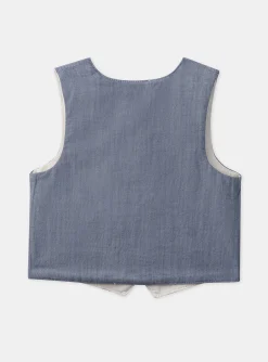 Sergent Major Pull, Gilet & Cardigan-Cardigan sans manches r&eacute;versible