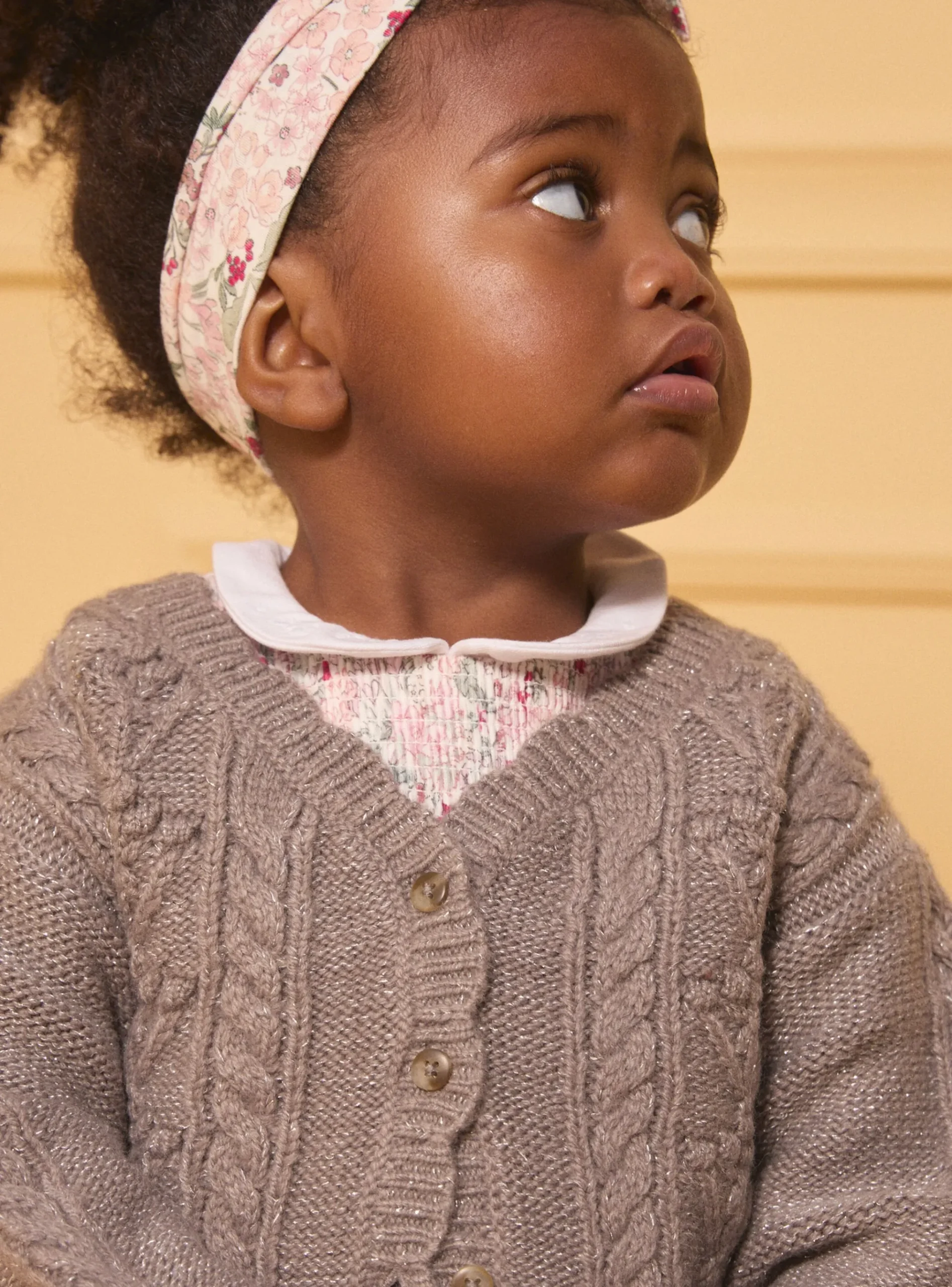 Sergent Major Pull, Gilet & Cardigan-Cardigan tressé fantaisie