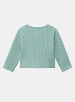 Sergent Major Pull, Gilet & Cardigan-Cardigan Turquoise