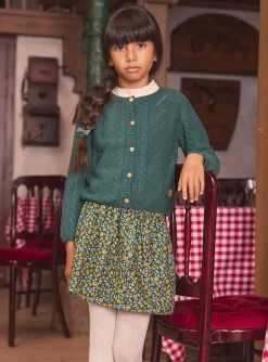 Sergent Major Pull, Gilet & Cardigan-Cardigan Vert