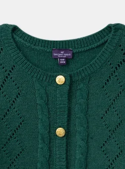 Sergent Major Pull, Gilet & Cardigan-Cardigan Vert