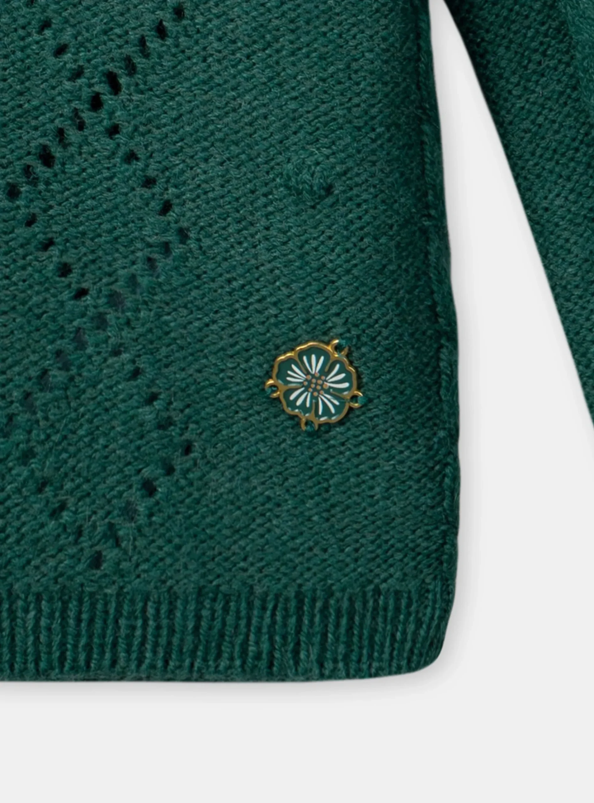 Sergent Major Pull, Gilet & Cardigan-Cardigan Vert