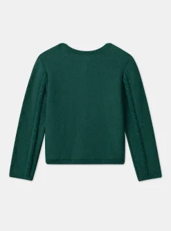 Sergent Major Pull, Gilet & Cardigan-Cardigan Vert