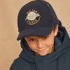 Sergent Major Chapeau & Tour De Cou | Bonnet, Echarpe, & Gant-Casquette bleu fonc&eacute; en tricot