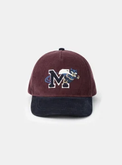 Sergent Major Chapeau & Tour De Cou-Casquette velours côtelé
