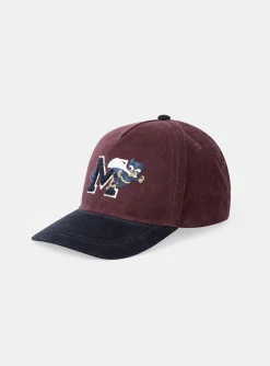 Sergent Major Chapeau & Tour De Cou-Casquette velours côtelé