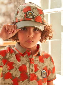 Sergent Major Chapeau & Tour De Cou-Casquette verte imprimée