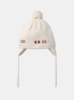 Sergent Major Bonnet, Moufle, Chausson & Chaussette-Chapeau Beige Chin&eacute;