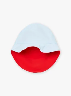 Sergent Major Chapeau & Casquette-Chapeau de bain anti-UV rouge r&eacute;versible &agrave; animation pinces 3D