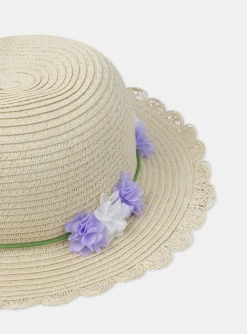 Sergent Major Chapeau & Bandeau-Chapeau Ecru