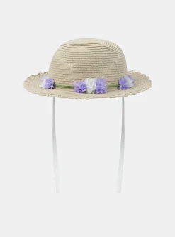 Sergent Major Chapeau & Bandeau-Chapeau Ecru