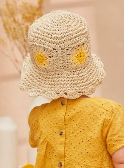 Sergent Major Chapeau & Bandeau-Chapeau Ecru
