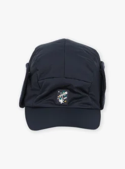 Sergent Major Bonnet, Echarpe, & Gant-Chapka bleu nuit