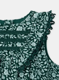 Sergent Major Robe-Chasuble imprimée fleuri