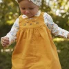 Sergent Major Pull, Gilet & Cardigan | Robe-Chasuble jaune en velours côtelé