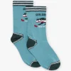Sergent Major Sous-vêtement & Chaussettes-Chaussettes bleues &agrave; jacquard ours