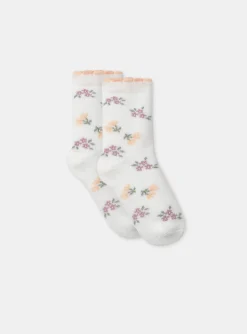 Sergent Major Chaussettes & Collant-Chaussettes bouclette fleur