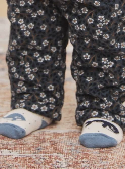 Sergent Major Chaussettes & Collant-Chaussettes écrues à jacquard orque, pois et coeurs