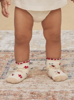 Sergent Major Chaussettes & Collant-Chaussettes écrues à jacquard fantaisie