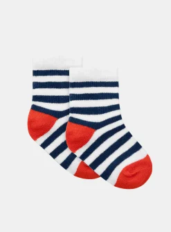 Sergent Major Chaussettes-chaussettes lotx3 Ecru
