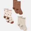 Sergent Major Sous-vêtement, Chaussette & Collant-chaussettes lotx3 Rose
