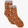 Sergent Major Sous-vêtement & Chaussettes-Chaussettes marron &agrave; imprim&eacute; lion