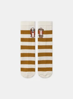 Sergent Major Sous-vêtement & Chaussettes-Chaussettes rayées avec skateboard