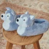 Sergent Major Chaussures & Chaussons-Chaussons 3D bleus forme loup