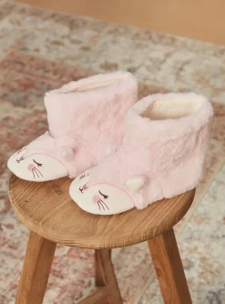 Sergent Major Chaussures Et Chaussons-Chaussons 3D rose forme lapin