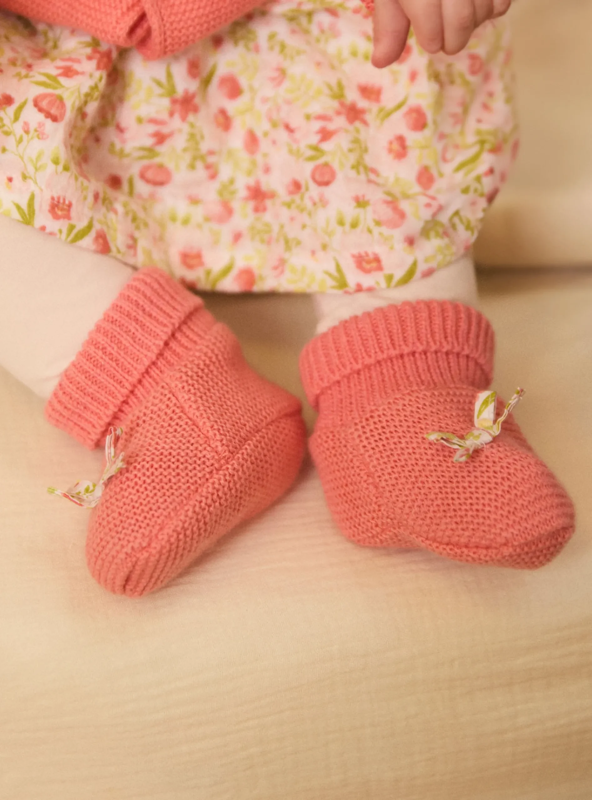 Sergent Major Bonnet, Moufle, Chausson & Chaussette-Chaussons de naissance